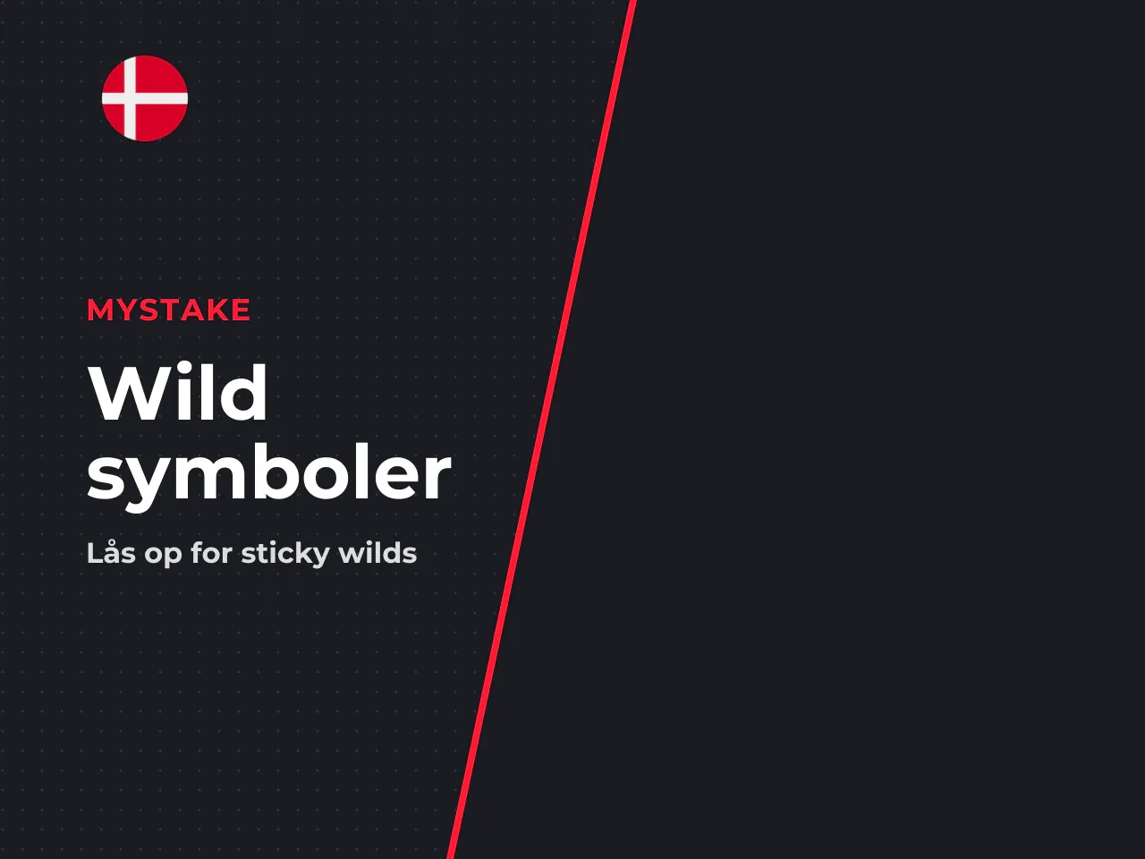 Wild-symboler og sticky wilds. Symbolet wild
