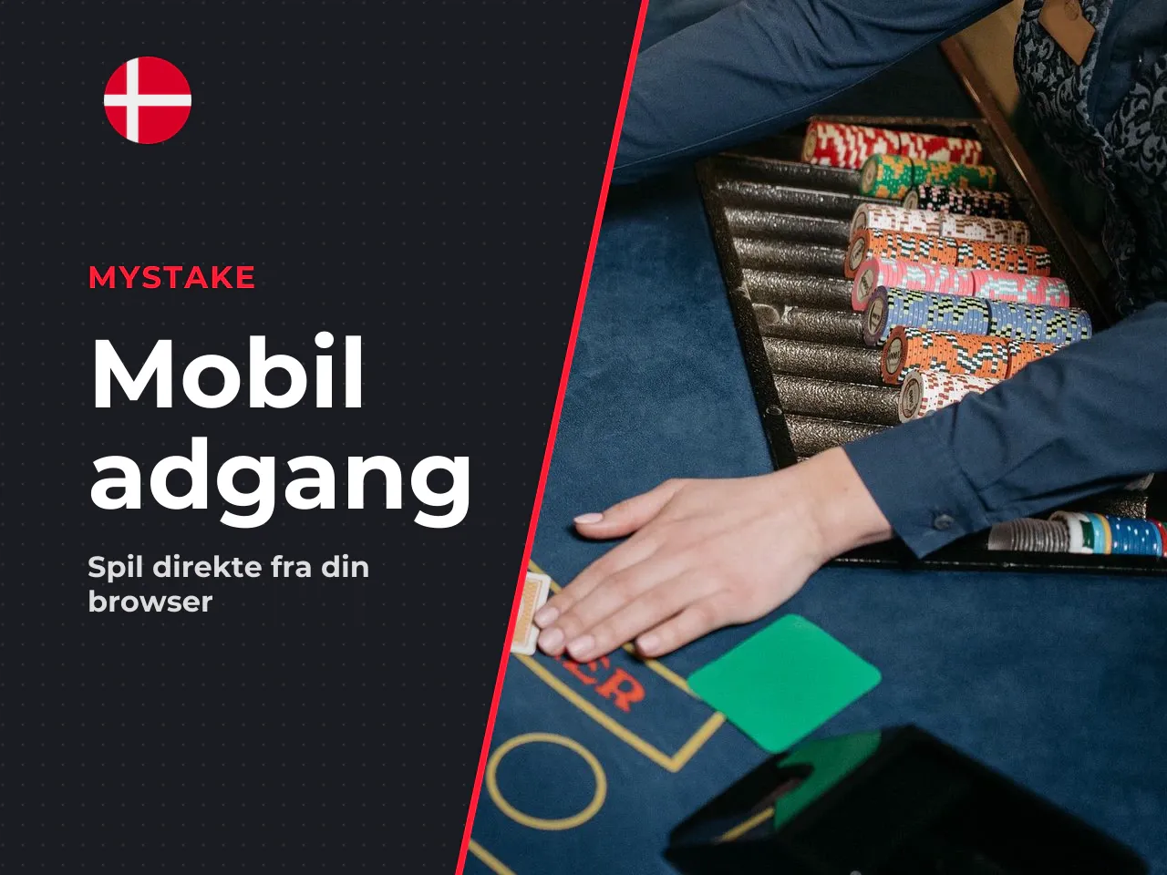 Mobil adgang til Mystake uden installation