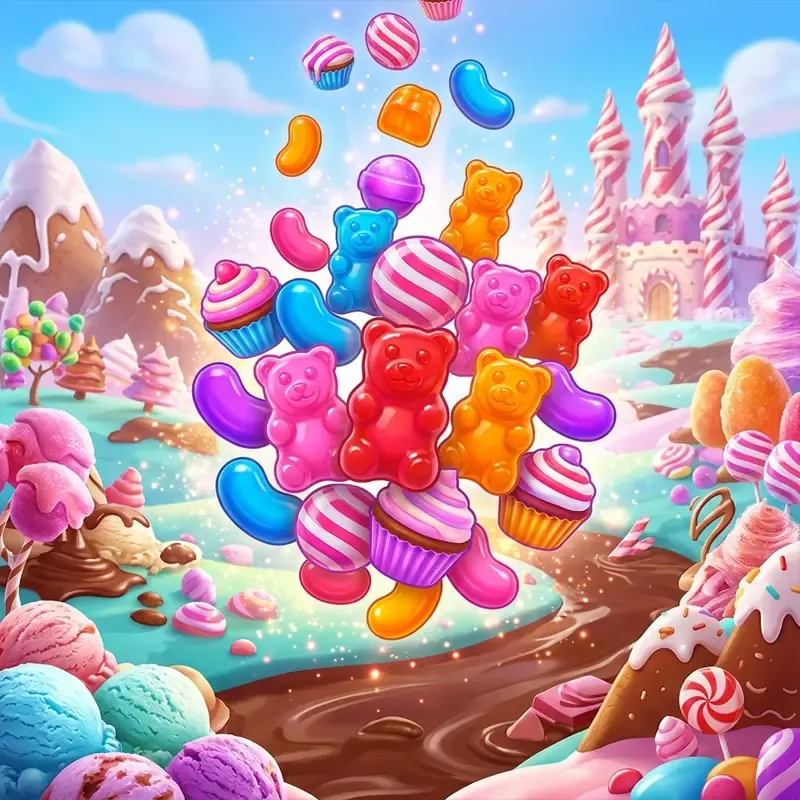 Sugar Rush slot spil demo gratis