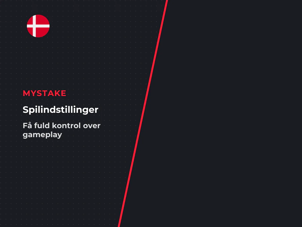 Kontrolpanel og spilindstillinger. For at få