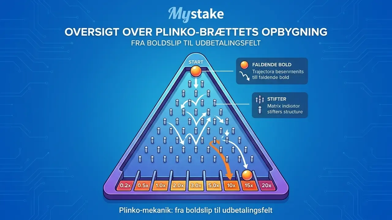 mystake plinko spilbræt og mekanik