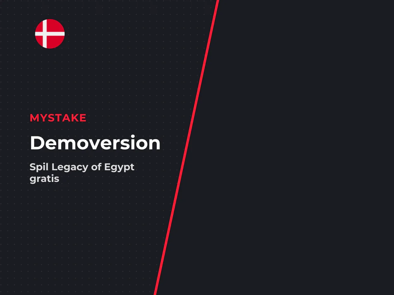 10 Legacy of Egypt demo sådan